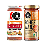 Ching's Secret Schezwan Chutney + Schezwan Stir Fry Sauce 250g each Combo 2 items