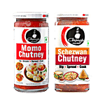 Ching's Secret Schezwan Chutney + Momo Chutney, 250 g Each Combo (2 Items)
