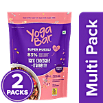 Yoga Bar Dark Chocolate & Cranberry Super Muesli 2x400 g (Multipack)