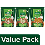 Tata Sampann Premium Cashews + Pistachios-Roasted & Salted + Raisins-Seedless, 200 g Each Combo (3 items)