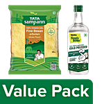 bb Combo Pure & Unrefined Virgin Cold Pressed Coconut Oil 500 ml+Gram Flour 500 g Combo (2 items)