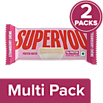 Superyou Strawberry Creme Protein Wafer Bar 2 x 40 g (Multipack)