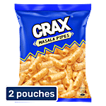 Crax Crunchy Pipes Masala Puffs 2x65 g (Multipack)
