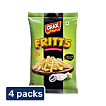 Crax Fritts Cream & Onion Corn & Potato Sticks 4x78 g (Multipack)