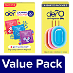 Godrej Aer O Assorted Car Fragrances, 22.5 g + Assorted Bathroom Fragrance, 30 g Combo (2 Items)