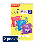 Godrej Aer Power Pocket Assorted Bathroom Fragrance 2x30 g (Multipack)