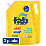 Godrej Fab Liquid Detergent For Machine & Bucket Wash 2x4 L (Multipack)