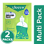 Cleevo Lime Powder to Liquid Dishwash With Bottle, 50 g (Makes 500 ml) 2 x 500 ml (Multipack)