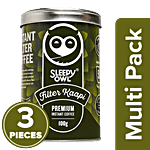 Sleepy Owl Premium Instant Filter Coffee 3x100 g (Multipack)
