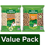 Tata Sampann Unpolished Rajma - Chitra, 500 g + Unpolished Kabuli Chana - Medium Size, 1 kg Combo (2 Items)
