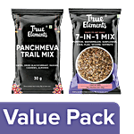 True Elements Panchmeva Trail Mix + 7 In 1 Super Seeds Mix, Each 30 g Combo (2 Items)