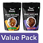 True Elements Oats & Jaggery Pancake Mix + Chocolate Pancake Mix, Each 250 g Combo (2 Items)