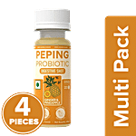Peping Ginger & Pineapple Probiotic Digestive Shot 4x60 ml (Multipack)