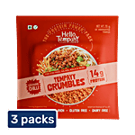 Hello Tempayy Szechuan Chilli Soy Tempeh Crumbles With 14 g Protein 3x75 g (Multipack)