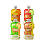 Rorosaur Wholesome Puree Trial Pack - 100 g Each, For 6+ Months Combo (4 Items)