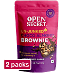 Open Secret Un-Junked Chocolate Almond Brownie 2x30 g (Multipack)