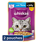 Whiskas Adult Tuna In Jelly Wet Cat Food - 1+ Years 2x80 g (Multipack)