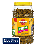 Pedigree Biscrok Biscuits Dog Treats - With Milk & Chicken 2x900 g (Multipack)