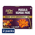 Let's Try Purani Delhi Masala Namak Pare 2x200 g (Multipack)