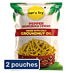 Let's Try Pepper Murukku Sticks 2x173 g (Multipack)