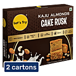 Let's Try Kaju Almonds Cake Rusk 2x200 g (Multipack)