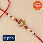 Daivya Sparsh by bigbasket Shree Ganesh Pendant Rakhi 2x1 pc (Multipack)
