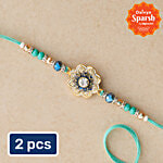 Daivya Sparsh by bigbasket Crafted Flower Pendant Rakhi 2x1 pc (Multipack)