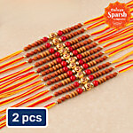 Daivya Sparsh by bigbasket Om Beaded Rakhi 2x1 pc (Multipack)