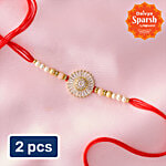 Daivya Sparsh by bigbasket Diamond Ties Pendant Rakhi 2x1 pc (Multipack)