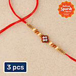 Daivya Sparsh by bigbasket Bliss Beaded Rakhi 3x1 pc (Multipack)