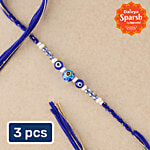 Daivya Sparsh by bigbasket Evil Eye Radiant Beaded Rakhi 3x1 pc (Multipack)