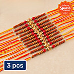 Daivya Sparsh by bigbasket Om Beaded Rakhi 3x1 pc (Multipack)