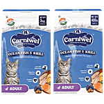Carniwel Ocean Fish & Krill Adult Dry Cat Food 3 kg + 400 g Combo (2 Items)