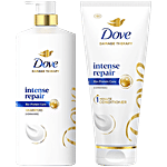 Dove Intense Repair Conditioner, 335 ml + Intense Repair Shampoo, 1L Combo (2 Items)