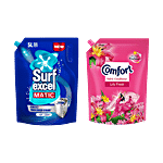 bb Combo Surf Excel Matic Top Load Detergent,5L +Comfort Lily Fresh Fabric Conditioner,2L Combo (2 items)