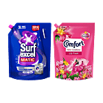 bb Combo Surf Excel Matic FrontLoad Detergent,3L&Comfort LilyFresh FabricConditioner,2L Combo (2 Items)
