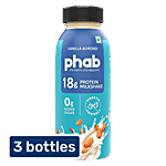 Phab Vanilla Almond 18 g Protein Milkshake 3x200 ml (Multipack)
