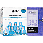 bb Combo Plush Ultrathin Sanitary Pads XXL 12pcs + Whole Truth 71% Dark Chocolate 80g Combo 2 Items