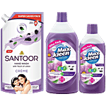 bb Combo Floor Cleaner & Insect Repellent, 975 ml & Free 500 ml + Creme Hand Wash, 650 ml Combo