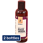 Pilgrim Red Vine Face Wash With Vitamin C & Aloe 2x100 ml (Multipack)