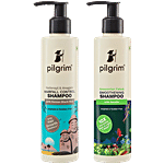 Pilgrim Smoothening Shampoo + Hairfall Control Shampoo, 200 ml Each Combo (2 Items)