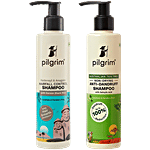 Pilgrim Anti-Dandruff Shampoo + Hairfall Control Shampoo, 200 ml Each Combo (2 Items)