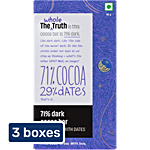 The Whole Truth 71% Dark Cocoa Bar 3x80 g (Multipack)