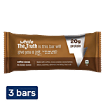 The Whole Truth Coffee Cocoa Protein Bar 3x67 g (Multipack)