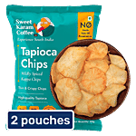 Sweet Karam Coffee Mildly Spiced Tapioca Chips 2 x 65 g (Multipack)