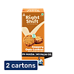 Right Shift Jaggery Oats Cookies With Almond & Seeds - No Palm Oil, 0% Maida 2x100 g (Multipack)