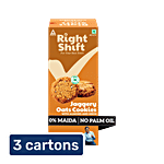 Right Shift Jaggery Oats Cookies With Almond & Seeds - No Palm Oil, 0% Maida 3x100 g (Multipack)