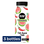 Raw Pressery Pink Guava Chilli Refreshers Fruit Beverage 3x200 ml (Multipack)
