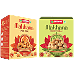 Sattviko Peri Peri Makhana & Sweet Chilli Makhana, Each 40 g Combo (2 Items)