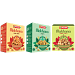 Sattviko Peri Peri Makhana & Mint Makhana & Sweet Chilli Makhana, Each 40g Combo (3 Items)